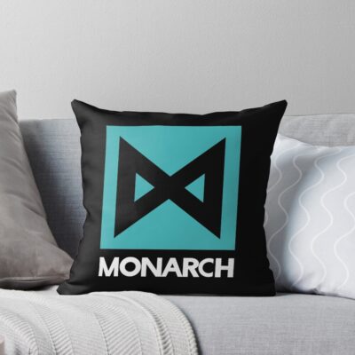 Monarch Logo Inspired By Kong Throw Pillow