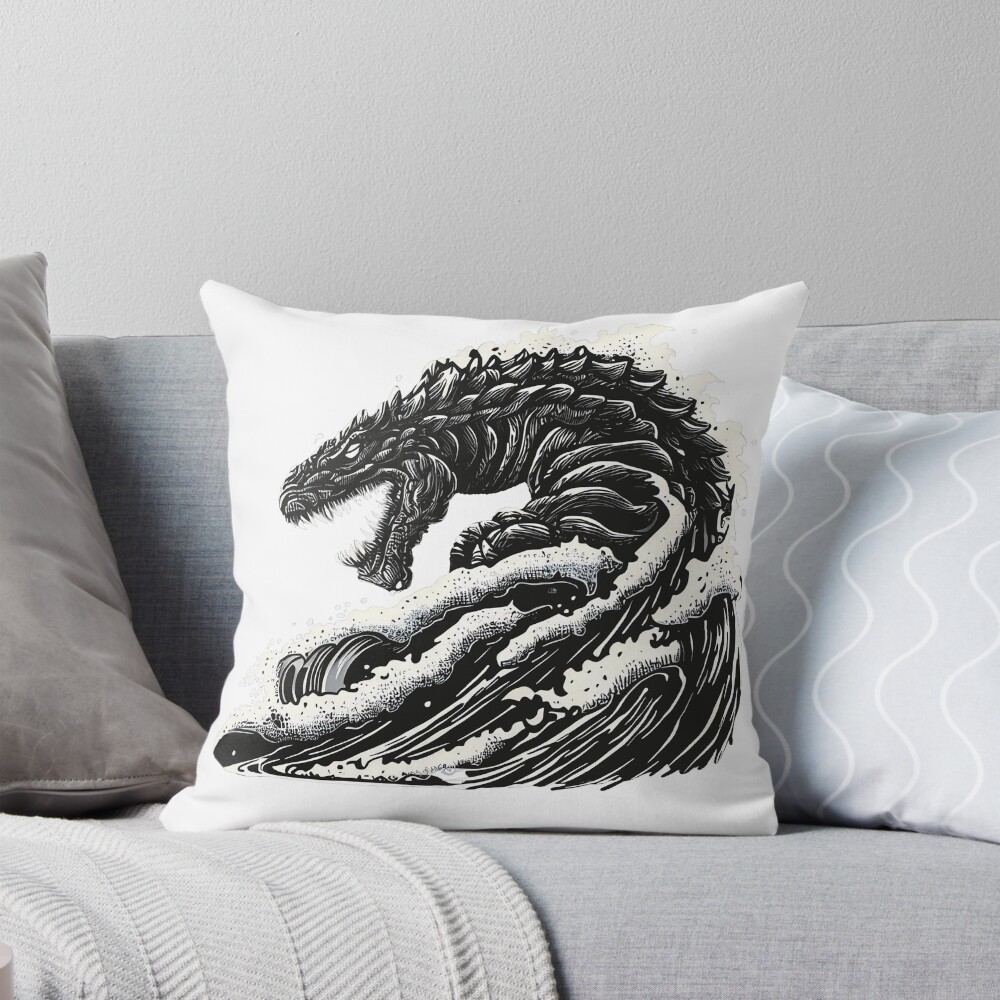 The Colossal Surge Throw Pillow